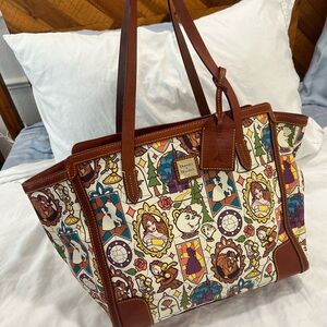 Dooney & Bourke Disney- collectors item Beauty and the Beast Tote